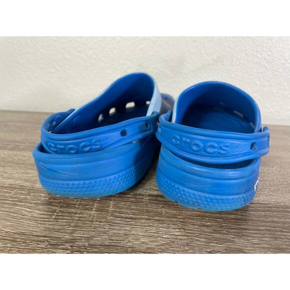 Crocs x Disney Peter Pan Clogs Blue Tinker Bell Lost Boys Collab Men 7 W 9 - Picture 8 of 10